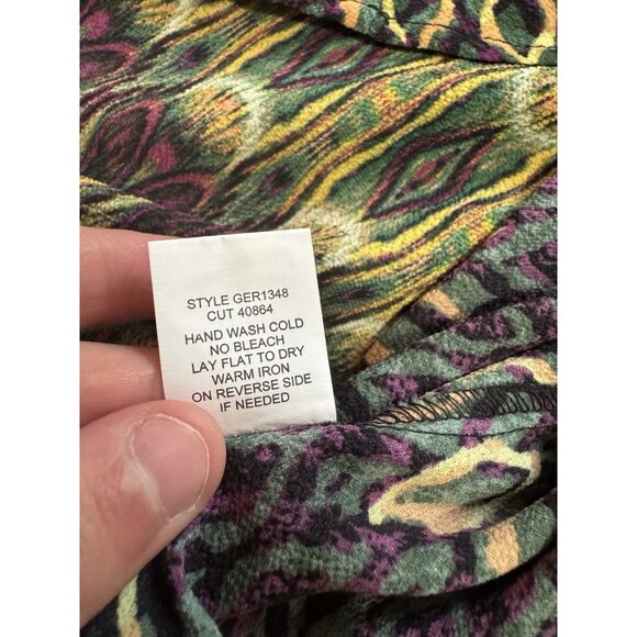 Figueroa & Flower Geometric Button Size Large Boho Hippie Artsy Lightweight City - Picture 10 of 11